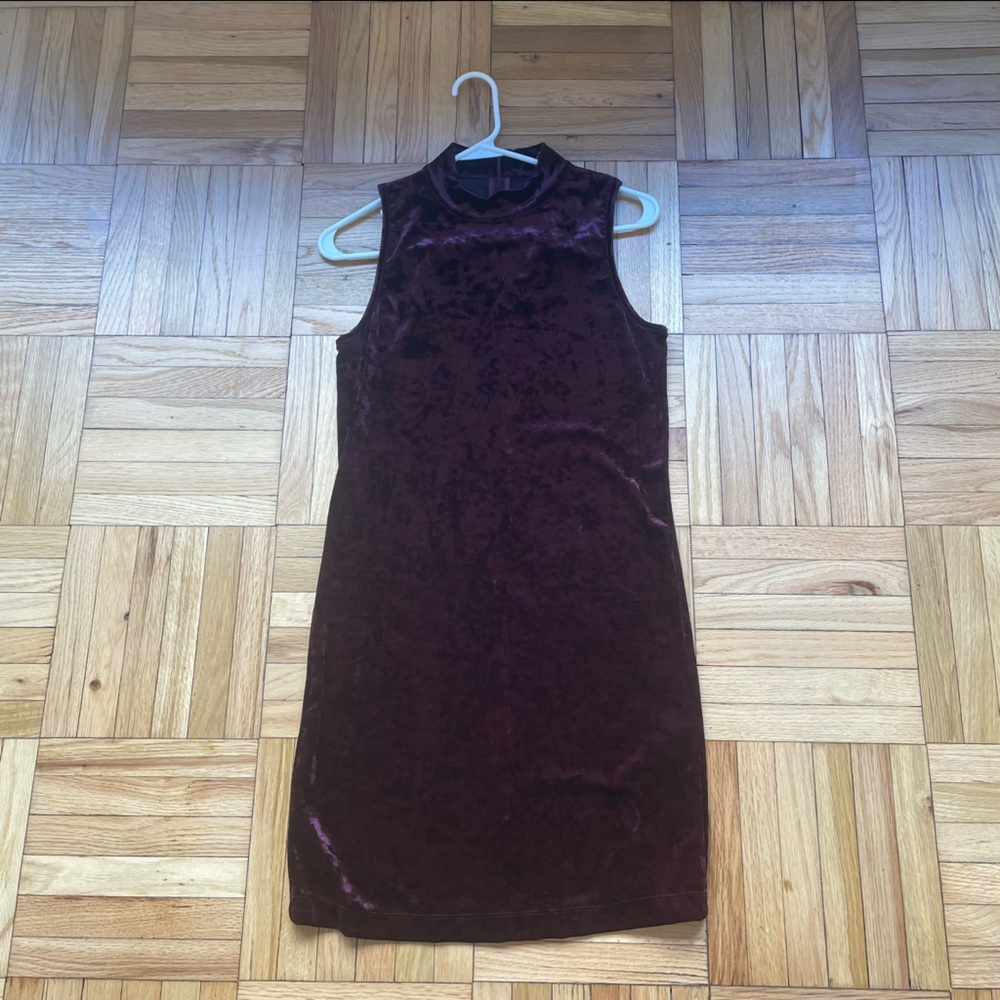 NWT Forever 21 2015 Plum Mini Sleeveless Dress Size Large